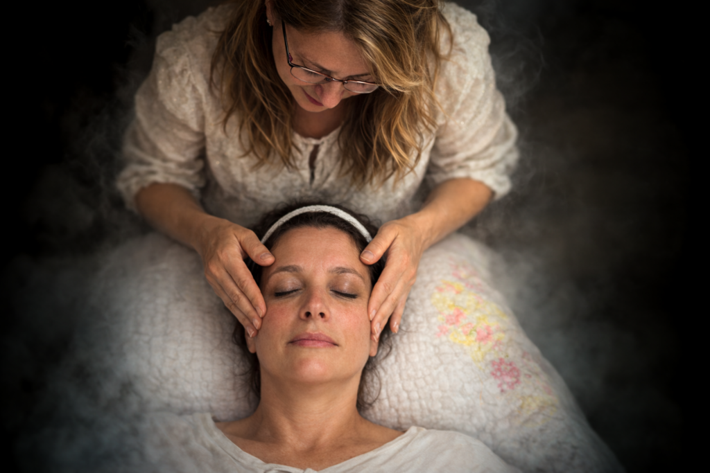 ontspannings massage  hoofdmassage